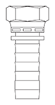 Balflex 23 Series 2-Piece Komatsu 30° Seat Female Swivel