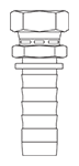 Balflex 23 Series 2-Piece Female O-Ring Face Seal Swivel