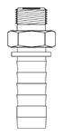 Balflex 23 Series 2-Piece Male O-Ring Face Seal