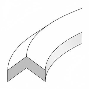 PTFE Hydraulic Vee Ring (935-2X2-3/4) – ID 2.000" x OD 2.750" x Height 0.140"