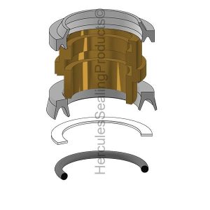 Series A, Hydraulic Rod Gland Kit, Rod 2.500" (ATL-4A25R000S)