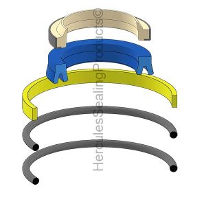 Hydraulic Seal Kit, Rod 22.000 x Bore 60.000 (BAK-138727)
