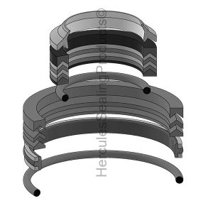 Hydraulic Seal Kit, Rod 1.750 x Bore 4.000 (BAK-3001Y10)