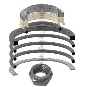 Bobcat Hydraulic Cylinder Seal Kit – 1.5 Rod × 3 Bore – BCK-6587989
