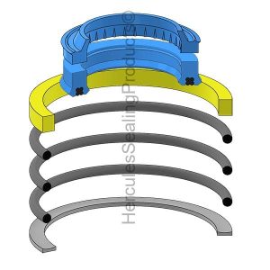 Bobcat Hydraulic Cylinder Seal Kit – 1.375 Rod × 2.375 Bore – BCK-6661047