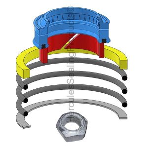 Bobcat Hydraulic Cylinder Seal Kit – 1.75 Rod × 3.25 Bore – BCK-6815085
