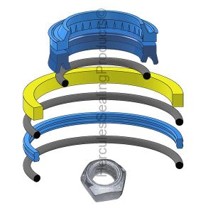 Hydraulic Cylinder Seal Kit – 1.5 Rod × 3 Bore – BCK-7135547