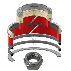 Bobcat Hydraulic Cylinder Seal Kit – 1.75 Rod × 3 Bore – BCK-7161331