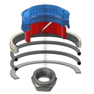 Bobcat Hydraulic Cylinder Seal Kit – 1.75 Rod × 3.5 Bore – BCK-7196905