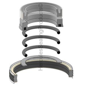Barko Hydraulic Cylinder Seal Kit – 1.25 Rod × 63 mm Bore – BELL-140311