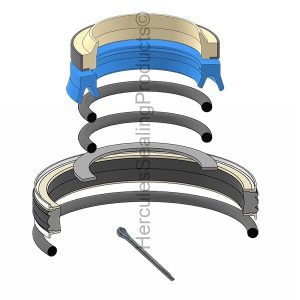 Barko Hydraulic Cylinder Seal Kit – 50 mm Rod × 100 mm Bore – BELL-140575