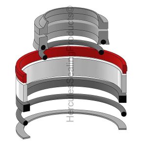 Anthony Hydraulic Cylinder Seal Kit – 2 Rod × 3.5 Bore – BK-55200418
