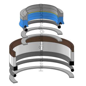 Anthony Hydraulic Cylinder Seal Kit – 2.5 Rod × 4.5 Bore – BK-55200420