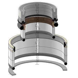 Barko Hydraulic Cylinder Seal Kit – 2.5 Rod × 6 Bore – BK-55200616