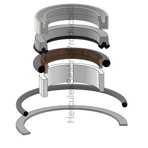 Barko Hydraulic Cylinder Seal Kit – 3 Rod × 7 Bore – BK-55200636