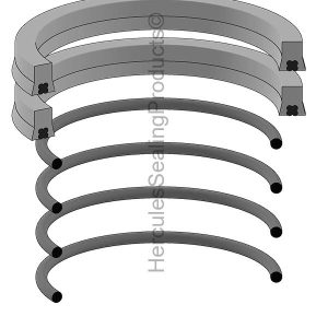 Hydraulic Seal Kit, Bore 6.000 (BK-56500489)