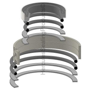 Anthony Hydraulic Cylinder Seal Kit – 2 Rod × 5 Bore – BK-65501