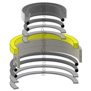 Anthony Hydraulic Cylinder Seal Kit – 2 Rod × 5 Bore – BK-65514