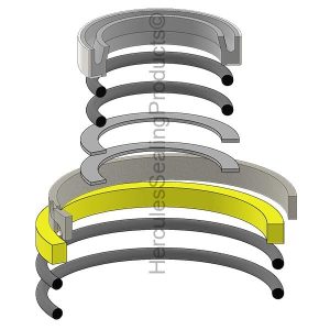 Anthony Hydraulic Cylinder Seal Kit – 2.5 Rod × 6 Bore – BK-65515