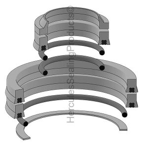Anthony Hydraulic Cylinder Seal Kit – 4 Rod × 7 Bore – BK-65583