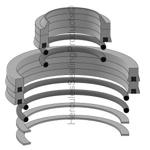 Anthony Hydraulic Cylinder Seal Kit – 2.5 Rod × 5 Bore – BK-65586