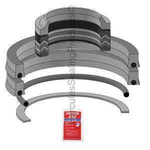 Hydraulic Seal Kit, Rod 2.500 x Bore 7.000 (CAM-061-07221)