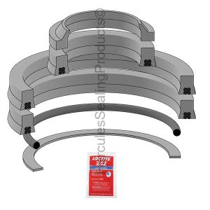 Hydraulic Seal Kit, Rod 2.500 x Bore 4.000 (CAM-061-08458)