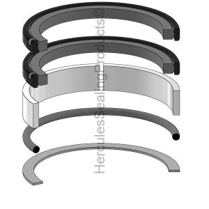 Hydraulic Seal Kit, Bore 3.000 (CAM-061-53972)