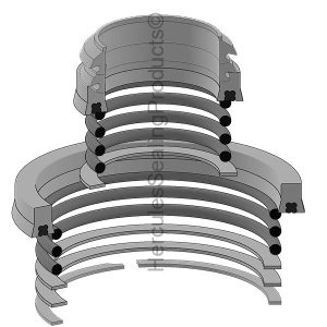 Hydraulic Seal Kit, Rod MULTI-STAGE (CAS-656167)