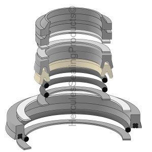 Hydraulic Seal Kit, Rod MULTI-STAGE (CAS-658717)