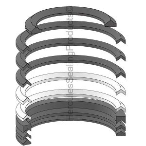 Hydraulic Vee Set - ID 1.250 x OD 1.750 x Height 0.780 (CLK-1665683)