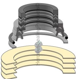 1.750, 3.125 VID, 3.000-0.875, 5.250 UID, Hydraulic Seal Kit (CLK-1811120)