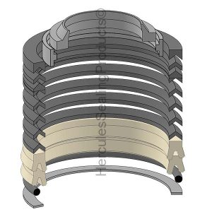 Clark Lift Trucks Hydraulic Cylinder Seal Kit – 0.75 Rod × 1.625 Bore – CLK-1811206