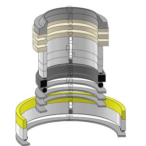 Hydraulic Seal Kit, Models 783B, 785, 785B, 785C (CTC-0715438)