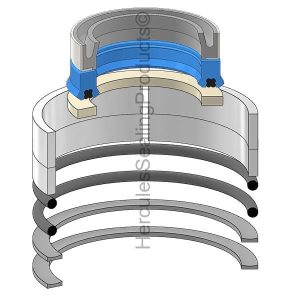 Caterpillar Hydraulic Cylinder Seal Kit – 7 Rod × 8 Bore – CTC-1137478