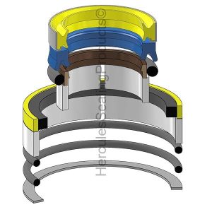 Caterpillar Hydraulic Cylinder Seal Kit – 2 Rod × 4 Bore – CTC-1328816