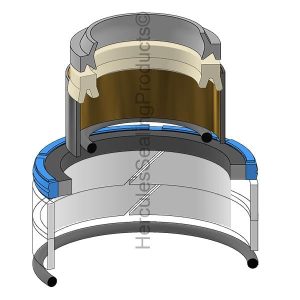 Hydraulic Seal Kit, Rod 50.000 x Bore 80.000, Models 315F LCR, 316F L, 320F L, 415F2, 415F2 IL, 416F, 416F2, 420F/420F IT, 420F2/420F2 IT, 430F/430F IT, 430F2/430F2 IT (CTC-3240356)