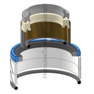 Caterpillar Hydraulic Cylinder Seal Kit – 50 mm Rod × 90 mm Bore – CTC-3556294
