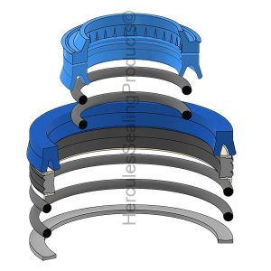 Hydraulic Seal Kit, Rod 0.750 x Bore 1.250, Models 308D CR, 308D CR SB, 308E, 308E2 CR, 415F2, 416F, 416F2, 420F/420F IT, 420F2/420F2 IT, 430F/430F IT, 430F2/430F2 IT, 434E, 444F (CTC-3611131)