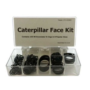 155 Piece 90 Durometer O-Rings for Caterpillar Equipment, Hydraulic O-Ring Kit (CTC-4C5859)