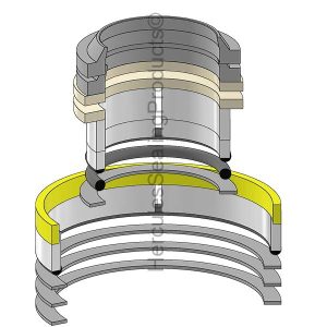 Hydraulic Seal Kit, Models 69D, 768, 768C, 769C, 769D, 771C, 771D (CTC-8T4772)