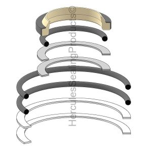 Hydraulic Seal Kit, Models 320E RR, 320F L, 323, 323 GC, 323F L, 325F L (CTC-SK100110)
