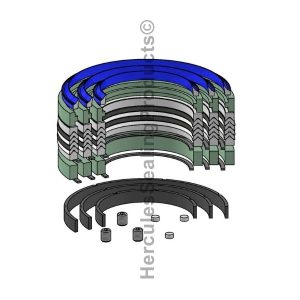 Major Repair, Hydraulic Telescopic Cylinder Seal Kit (CH-MRK-63)