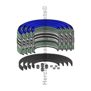 Major Repair, Hydraulic Telescopic Cylinder Seal Kit (CH-MRK-84)