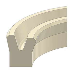 0.625x1.000x0.202, Hydraulic DRU Rod U-Seals (DRU18-0.62-20)