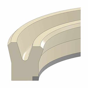 4.750x5.500x0.625, Hydraulic DRUB Rod U-Seals (DRUB37-4.75-62)