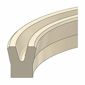 ID 0.750" x OD 1.000" x Height 0.125" (DSU12-0.75-12) – Urethane Heavy Duty Symmetrical HydraulicU-Seal