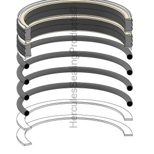 Bore 130.000 mm, Hydraulic Seal Kit (EF-3764990)