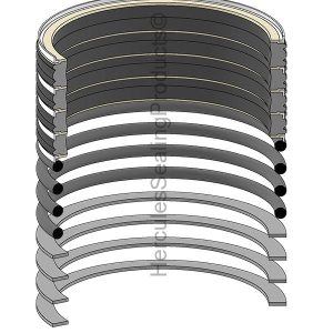 Bore 130.000 mm, Hydraulic Seal Kit (EF-4464990)