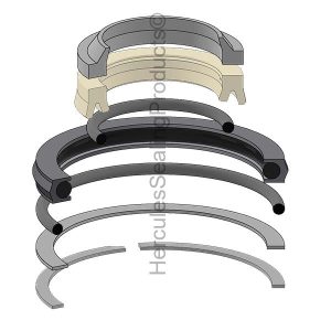 Hydraulic Cylinder Seal Kit – 2 Rod × 4 Bore – EN-12621X